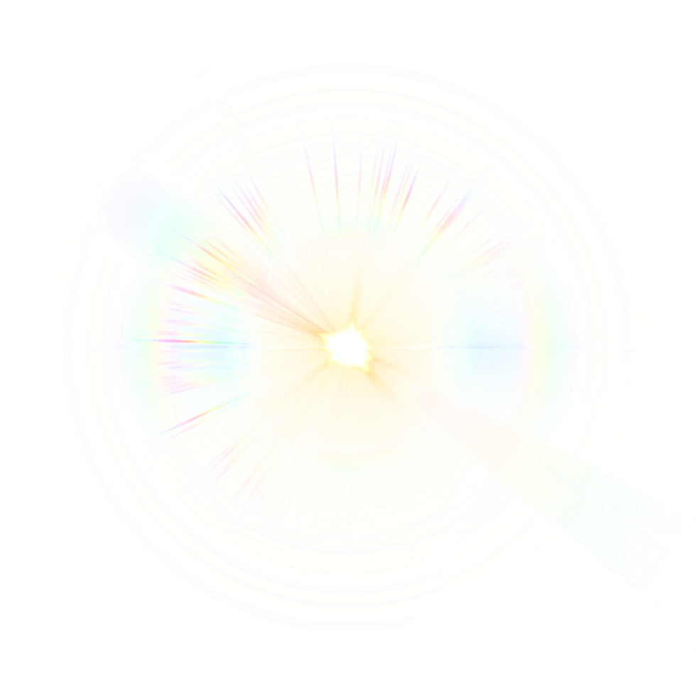 fond d'effet spécial de lumière parasite png