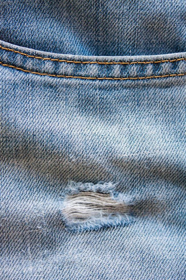 Jeans torn denim texture photo