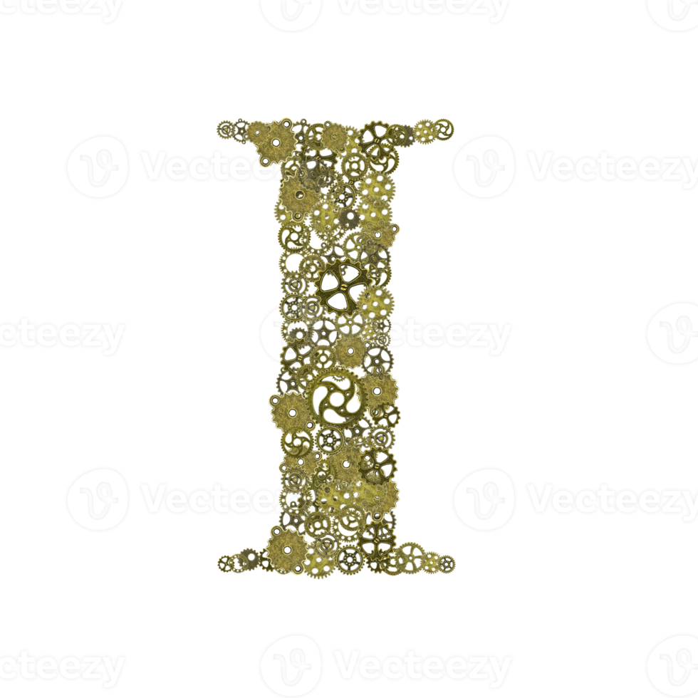 alphabet , gears arrangement shape of alphabet png