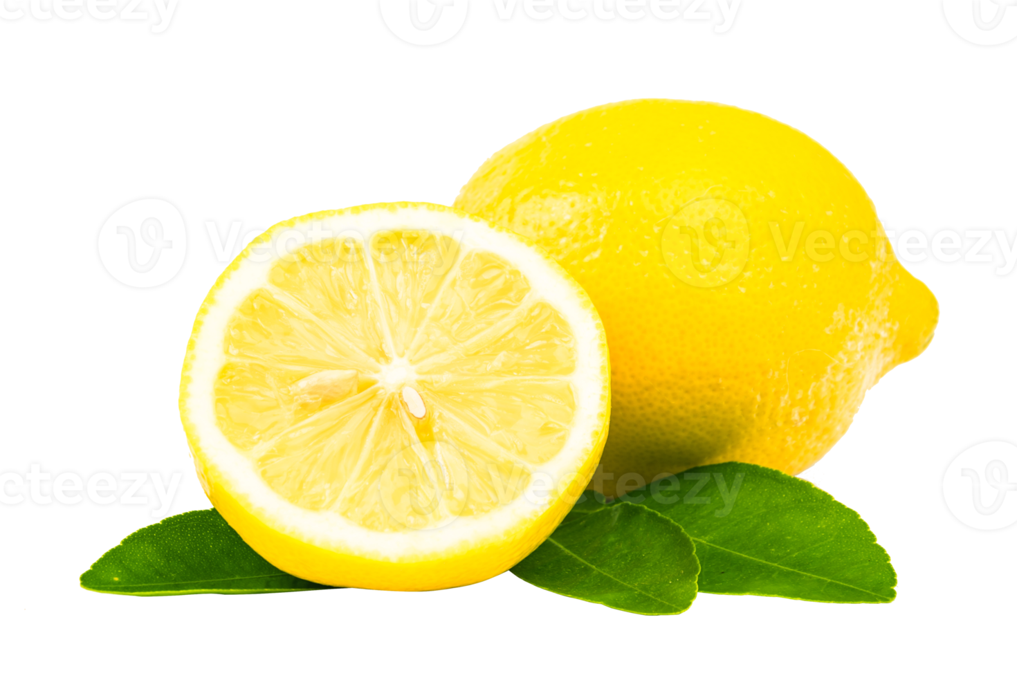 lemon on isolated background png