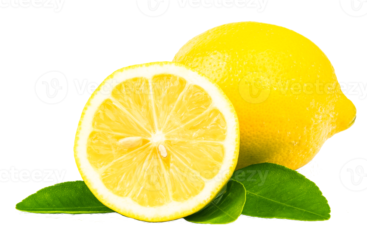 citron sur fond isolé png