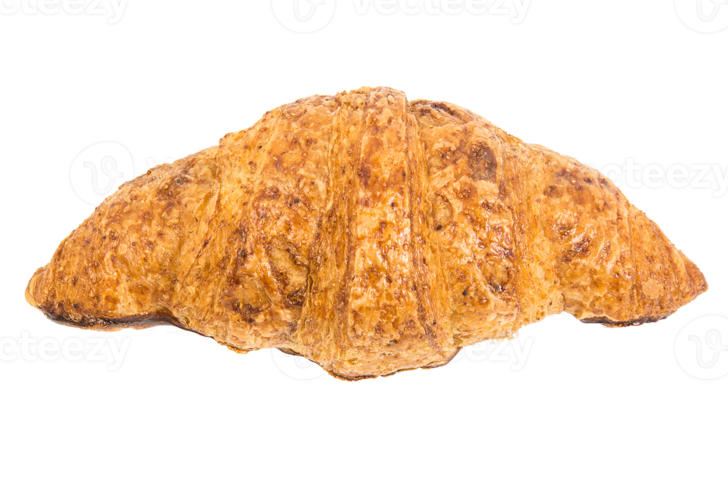 frisch gebackene Croissants auf isoliertem Hintergrund png