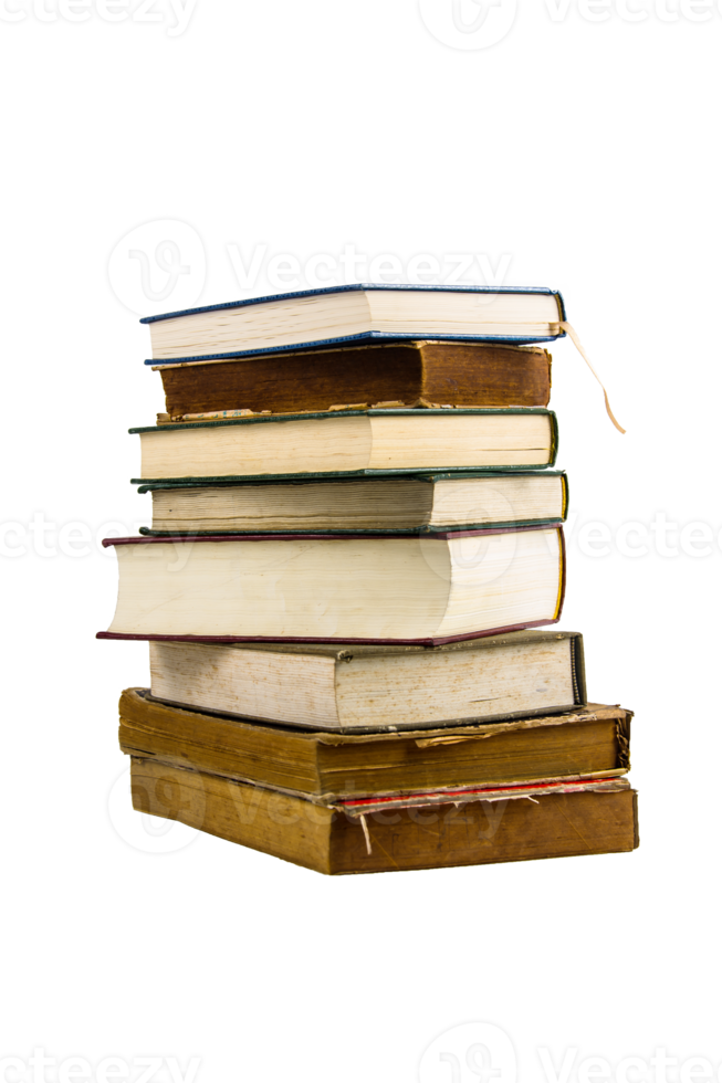 stapel boeken geïsoleerd op een witte achtergrond png