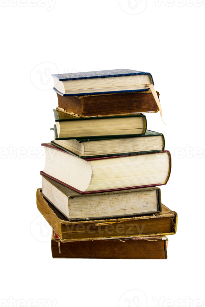 stapel boeken geïsoleerd op een witte achtergrond png