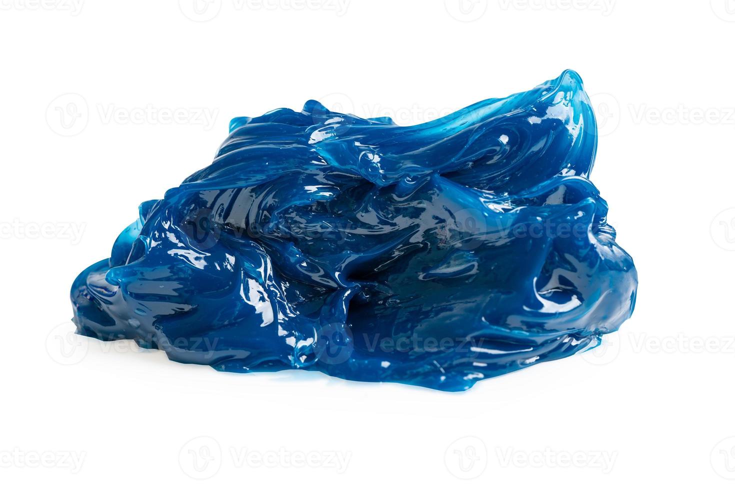 Blue premium quality synthetic lithium complex grease, high temperatures and machinery lubrication for automotive and industrial. photo