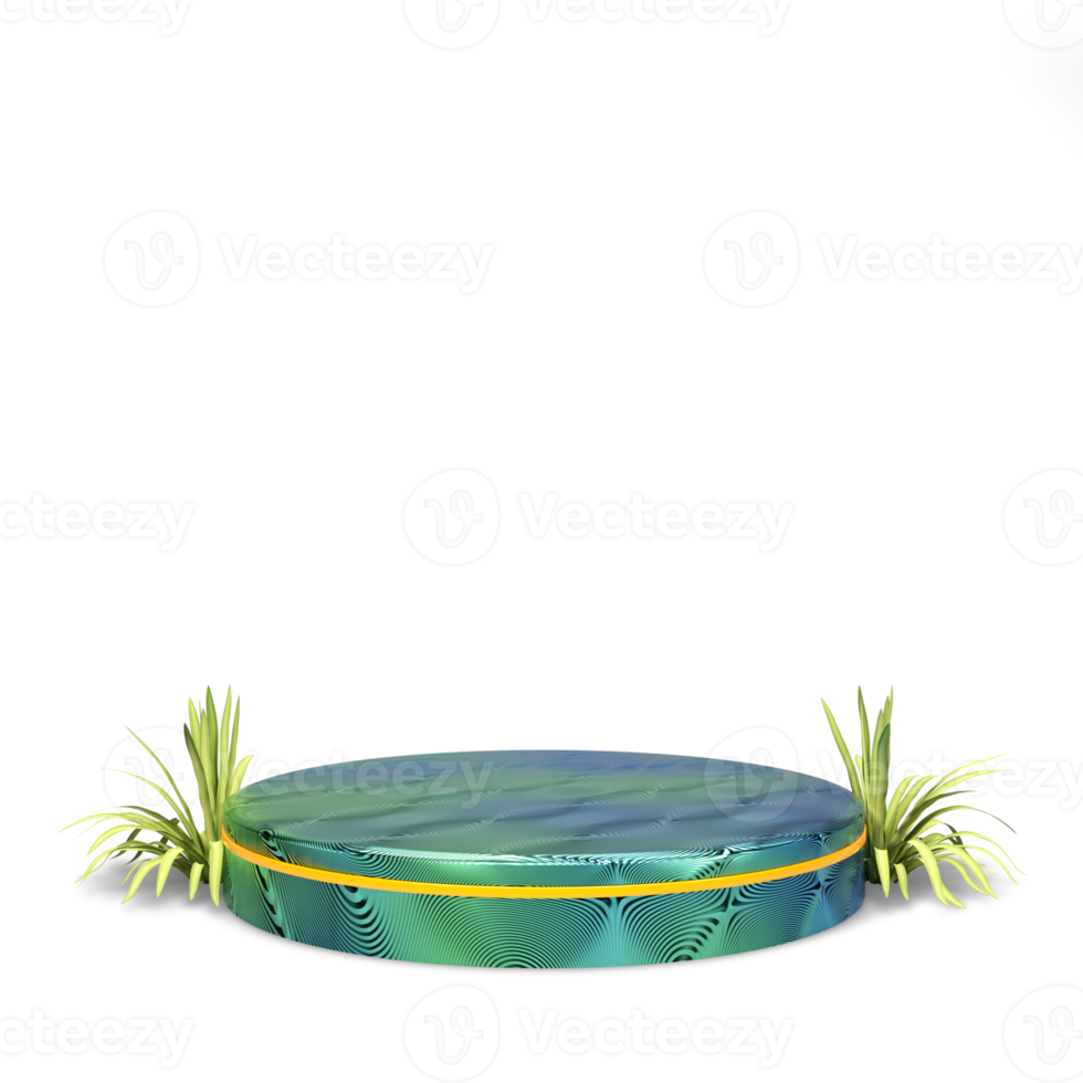 schönes podium 3d rendern png