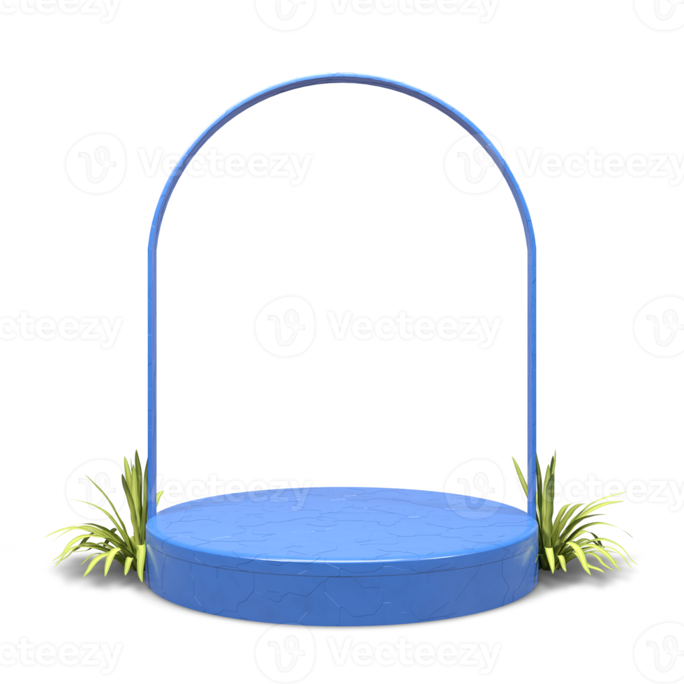 conception élégante de podium de rendu 3d png