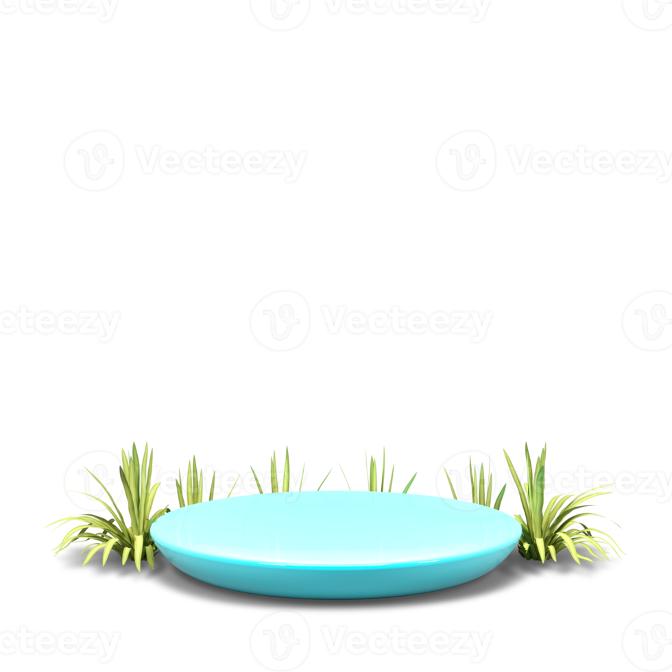 podium de rendu 3d élégant pour un design élégant png