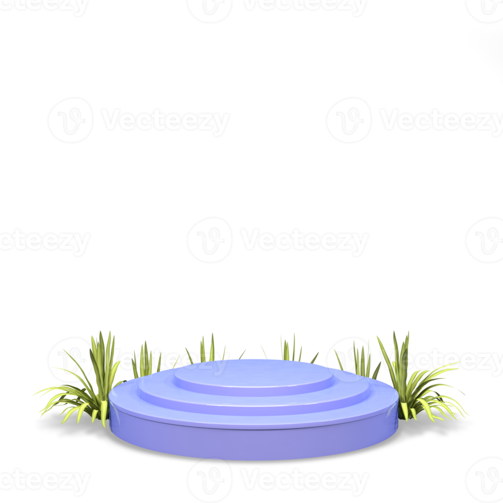 elegant 3d render podium for elegant design png