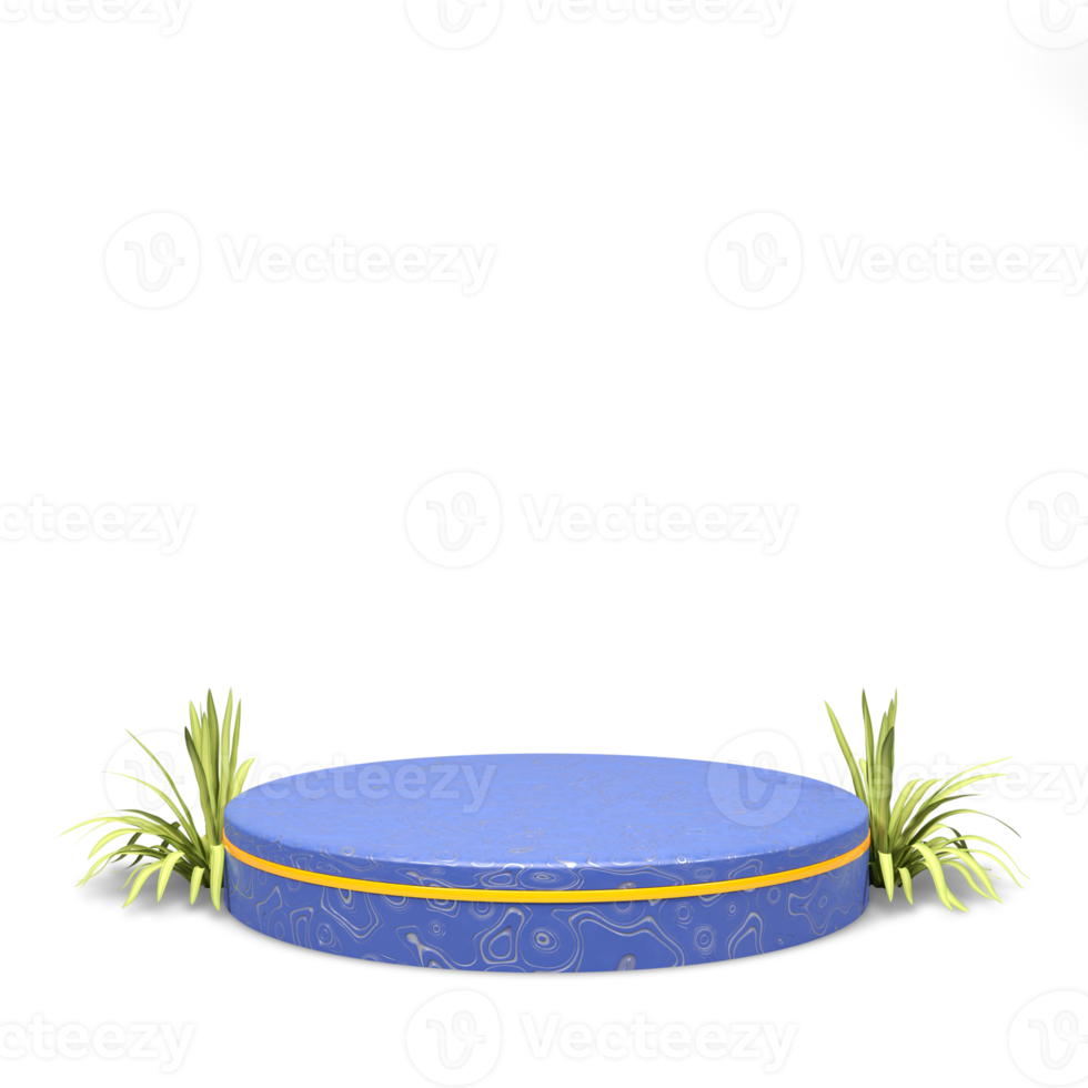 schönes podium 3d rendern png