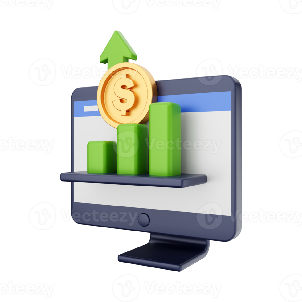 3d computer function icon illustration png