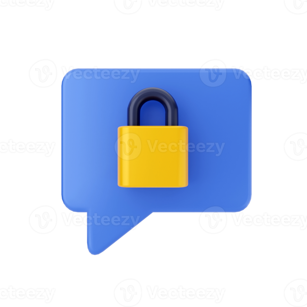 3d chat mail message notification chatting illustration png