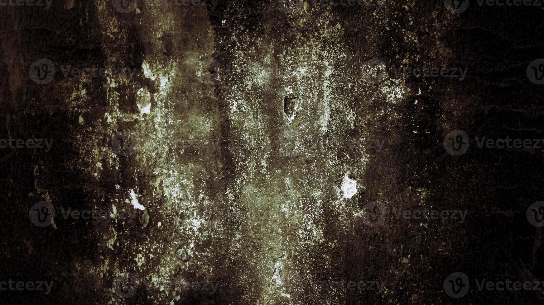 Scary dark old wall texture for the background, the wall is full of stains and scratches photo