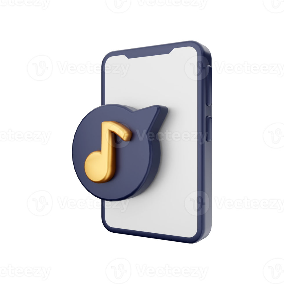 3d smartphone function icon illustration png