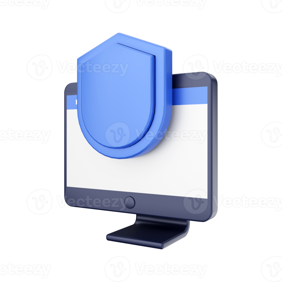 3d computer function icon illustration png