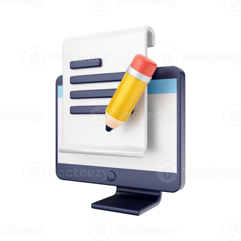 3d computer function icon illustration png