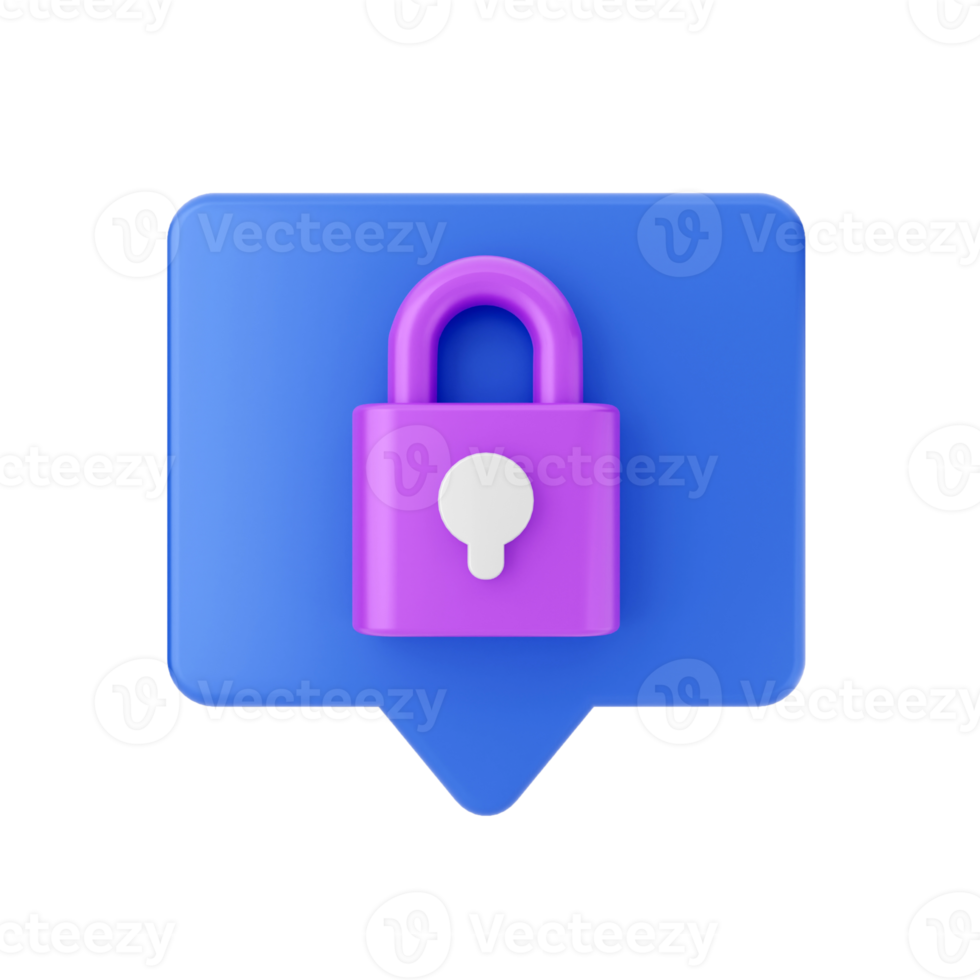 3d chat mail message notification chatting illustration png