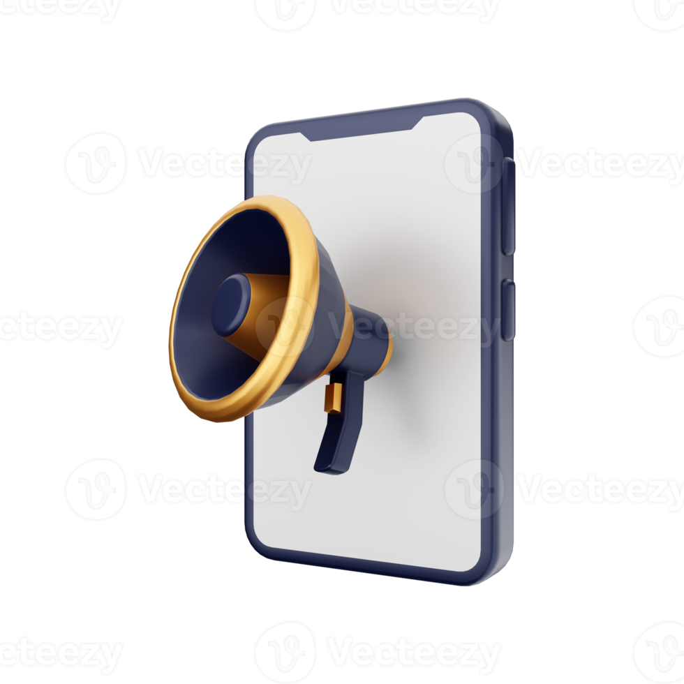 3d smartphone function icon illustration png