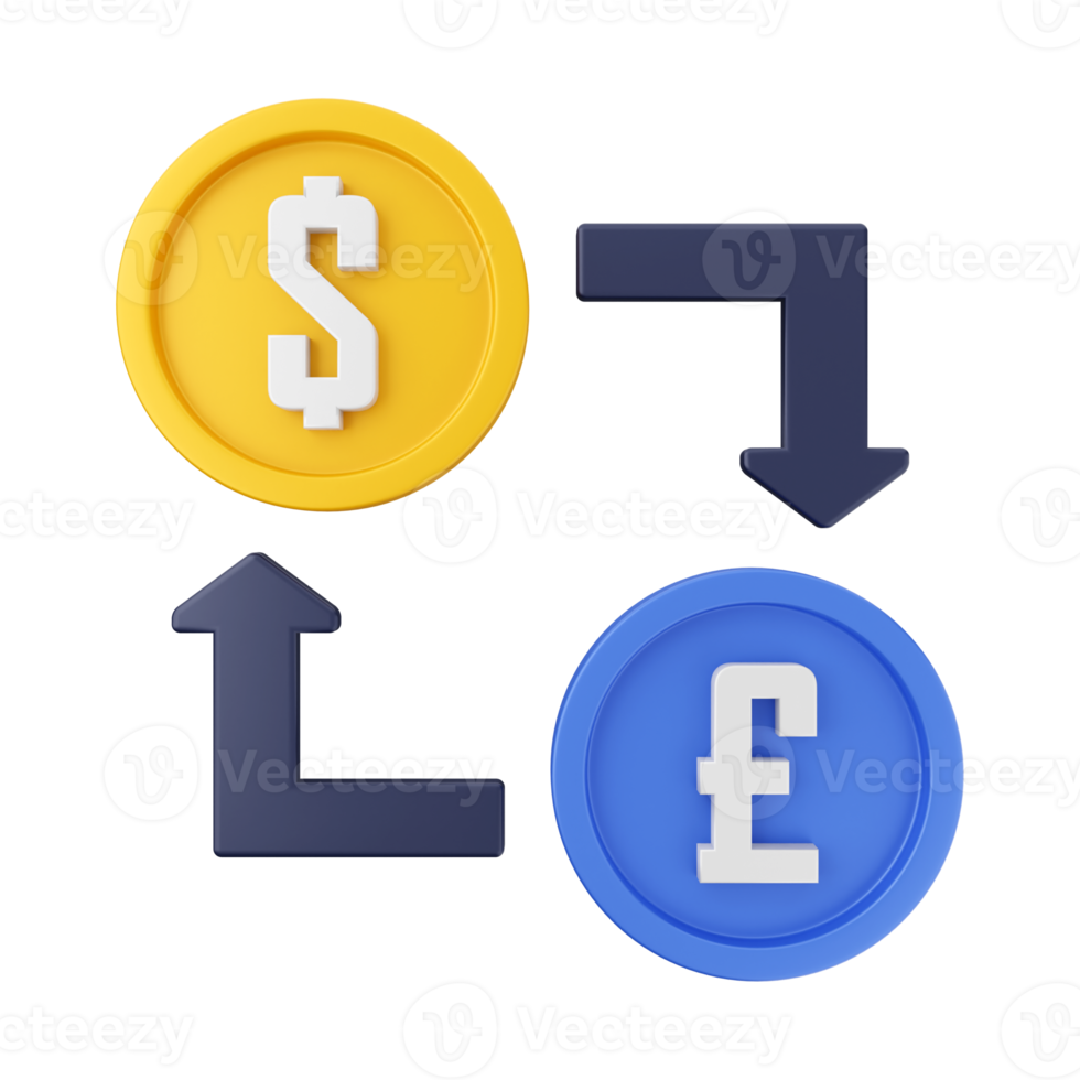 3d money coin icon illustration png