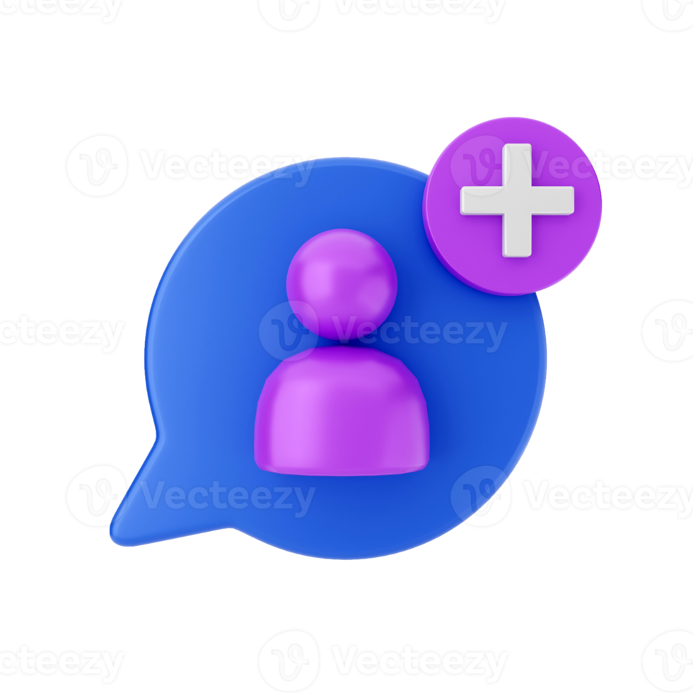 3d chat mail message notification chatting illustration png