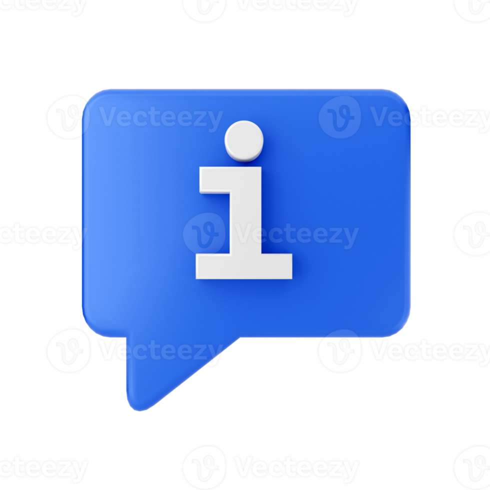 3D-Chat-Mail-Nachricht Benachrichtigung Chat-Illustration png