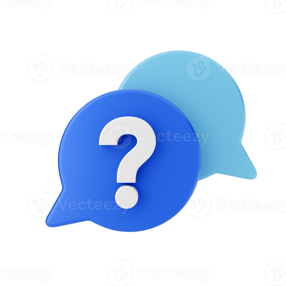 3d chat mail message notification chatting illustration png