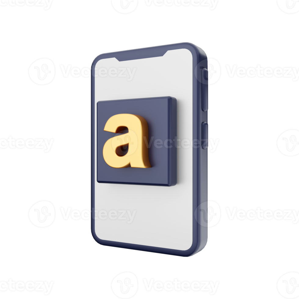 3d smartphone function icon illustration png