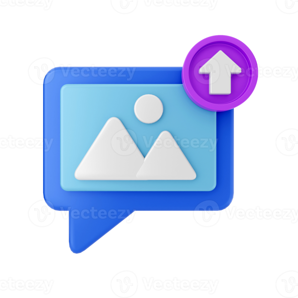 3d chat mail message notification chatting illustration png