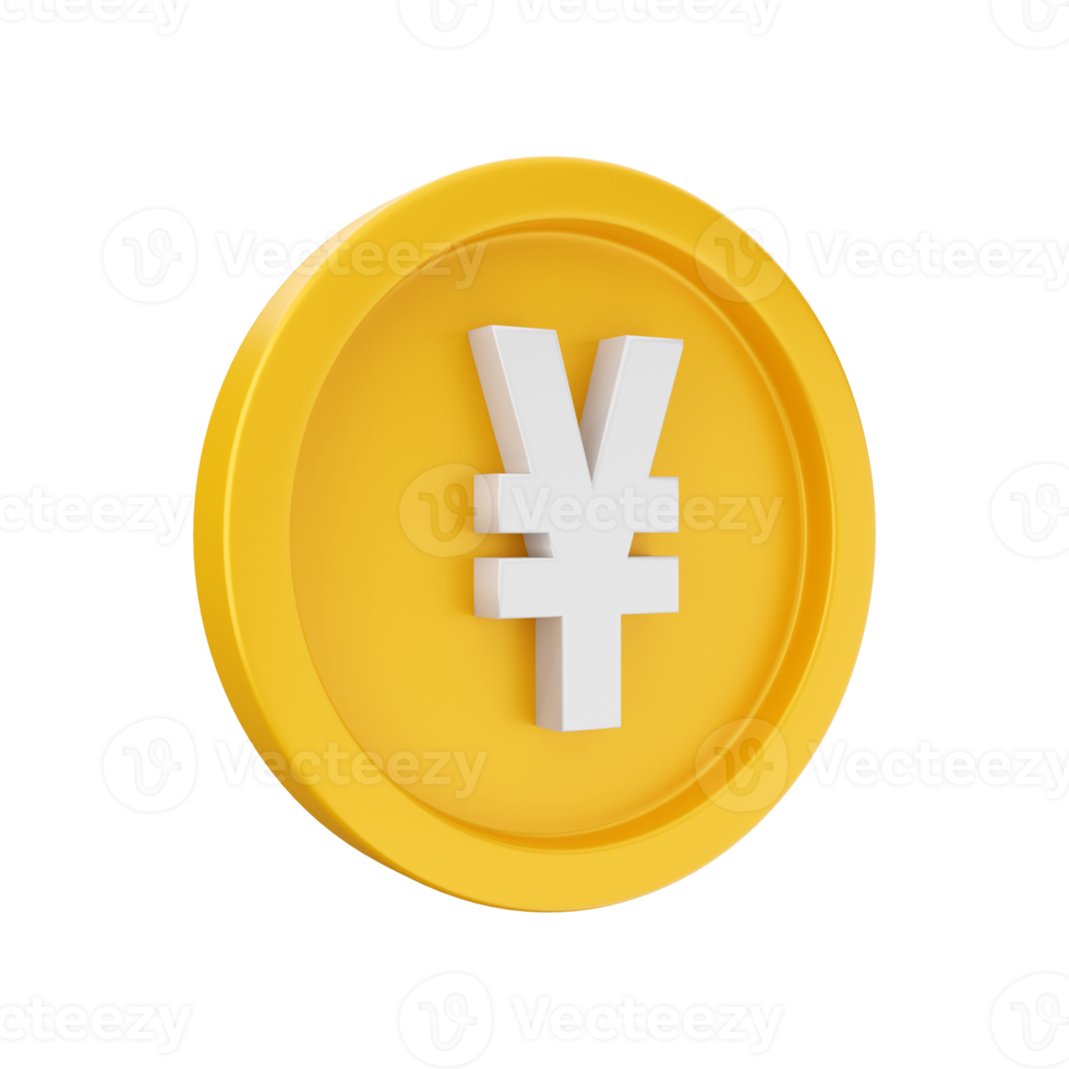 3d money coin icon illustration png