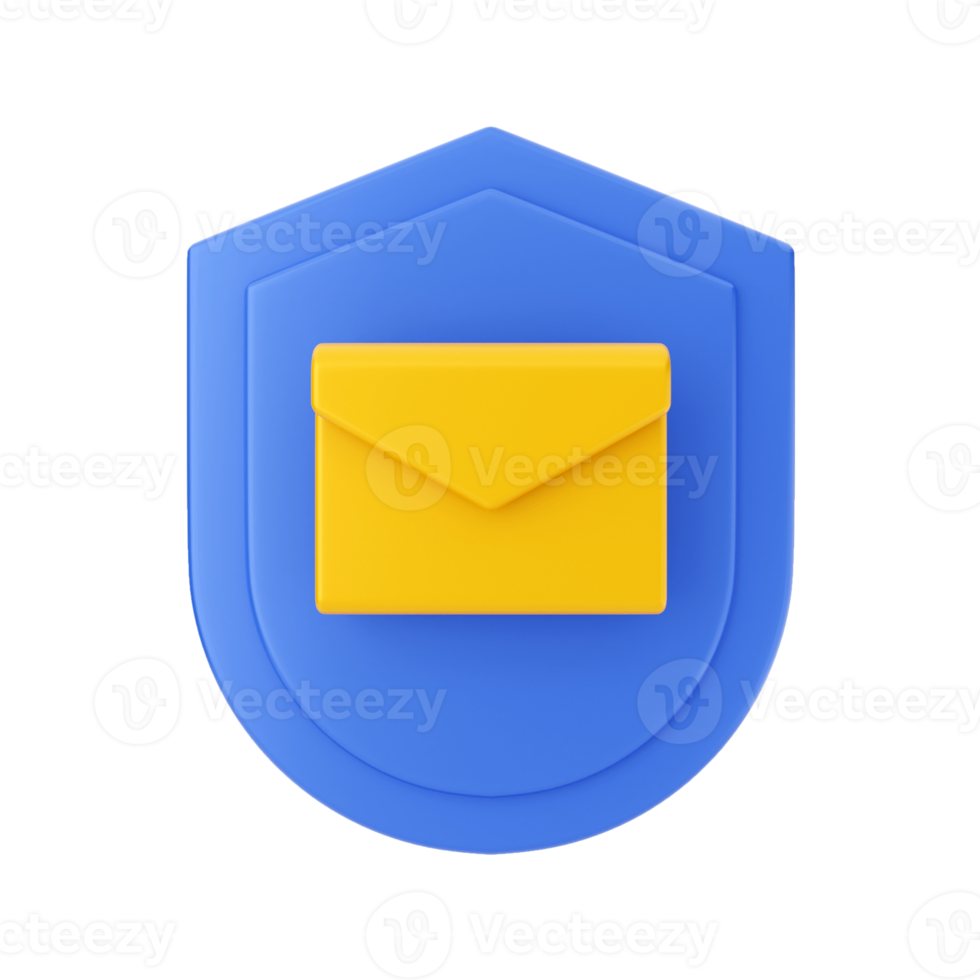 3d mail email message icon illustration png