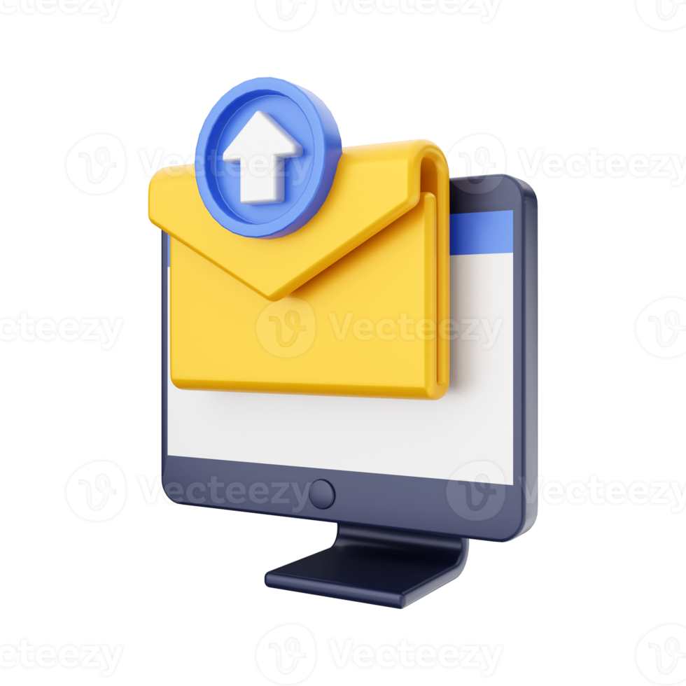 3d computer function icon illustration png