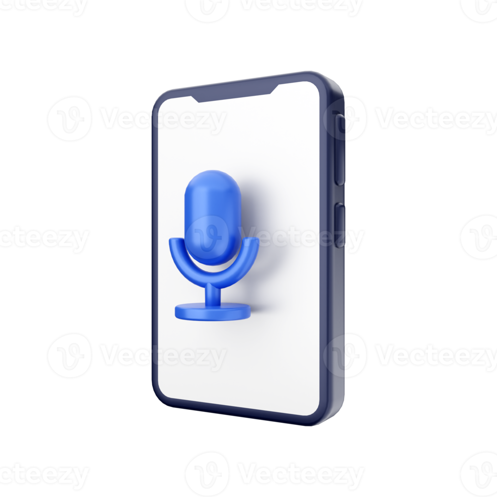 3d smartphone function icon illustration png