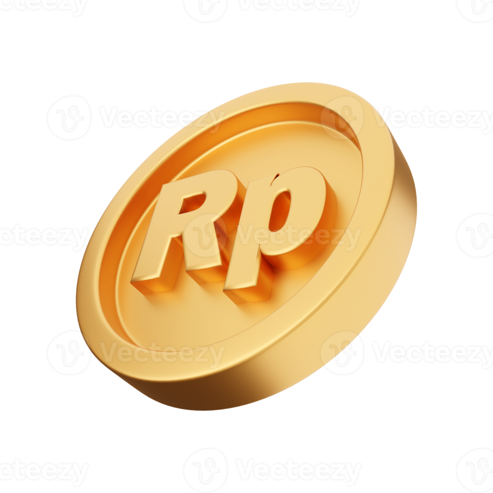 3d money coin icon illustration png