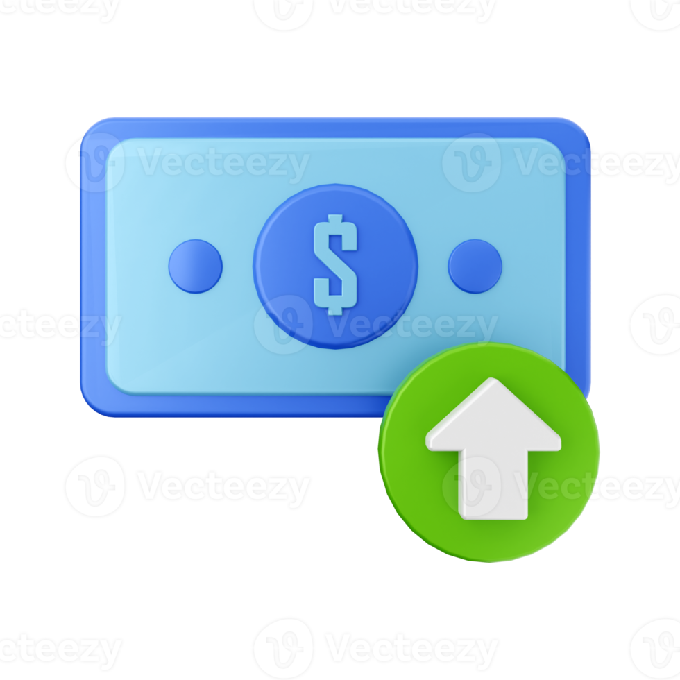 3d money coin icon illustration png