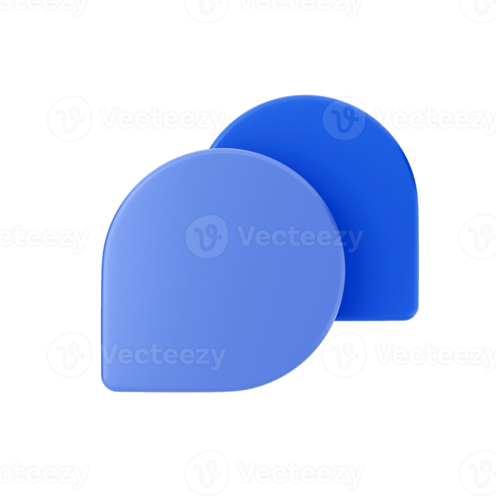 3d chat mail message notification chatting illustration png