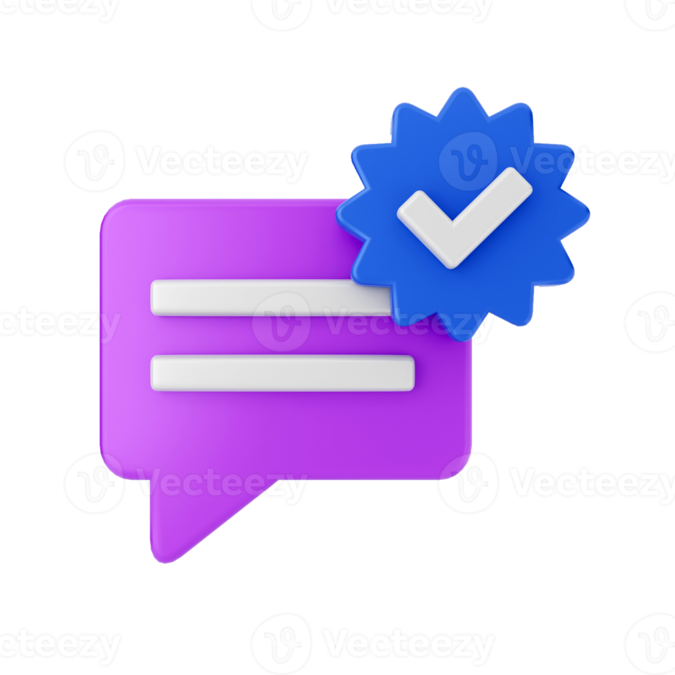 3d chat mail message notification chatting illustration png