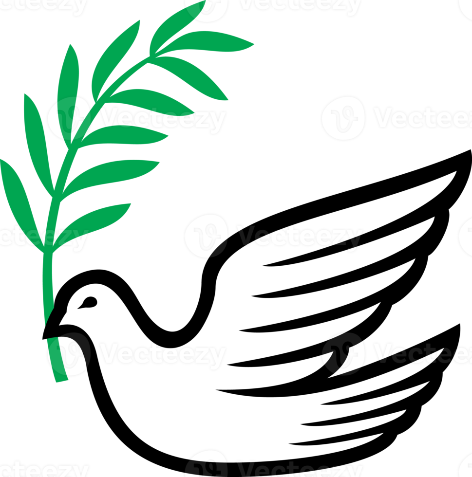 Dove of peace png illustration