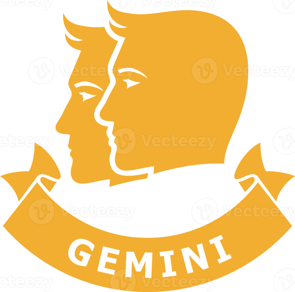 Gemini horoscope symbol png illustration