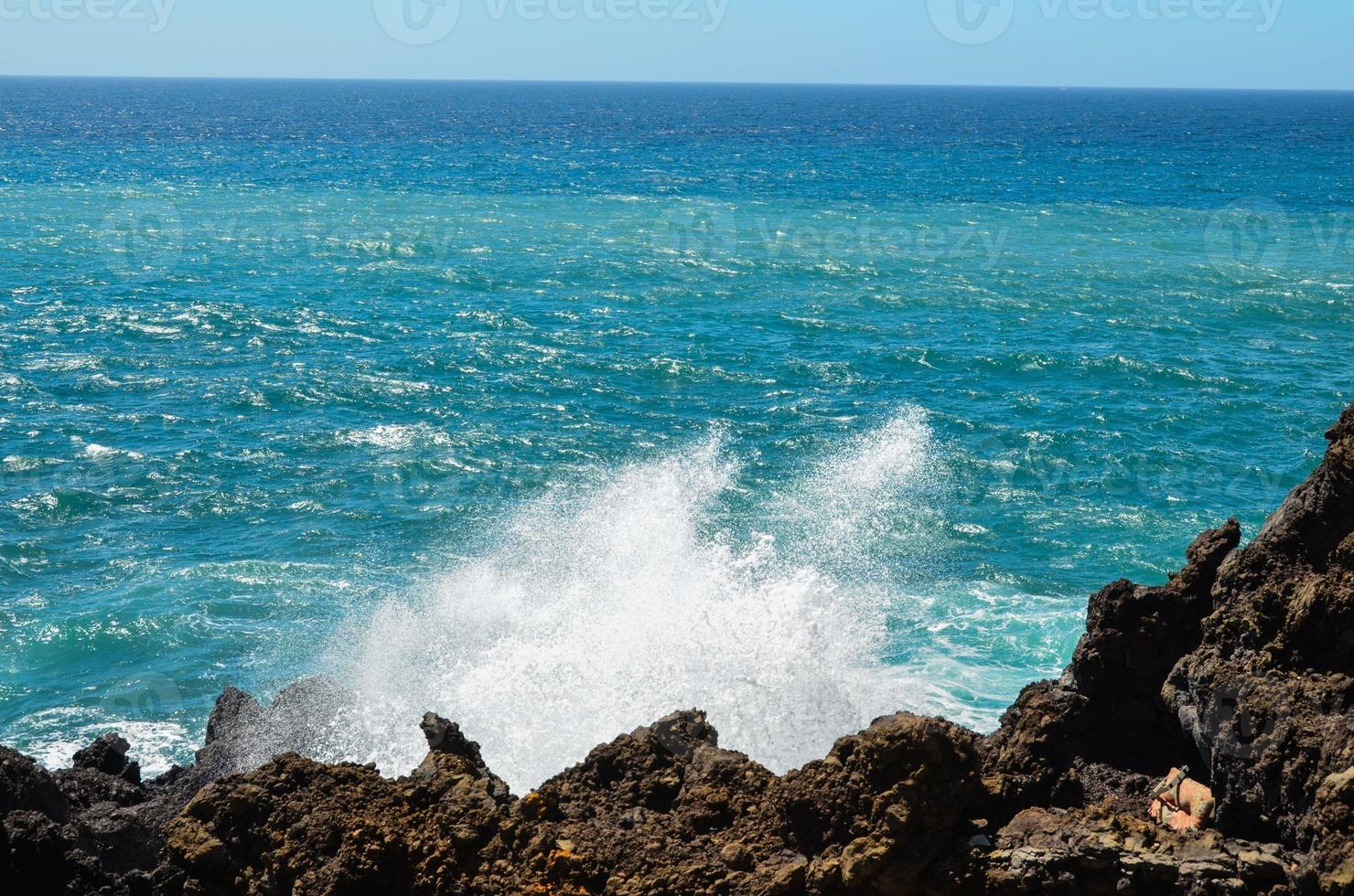 Strong Waves on the Blue Ocean photo