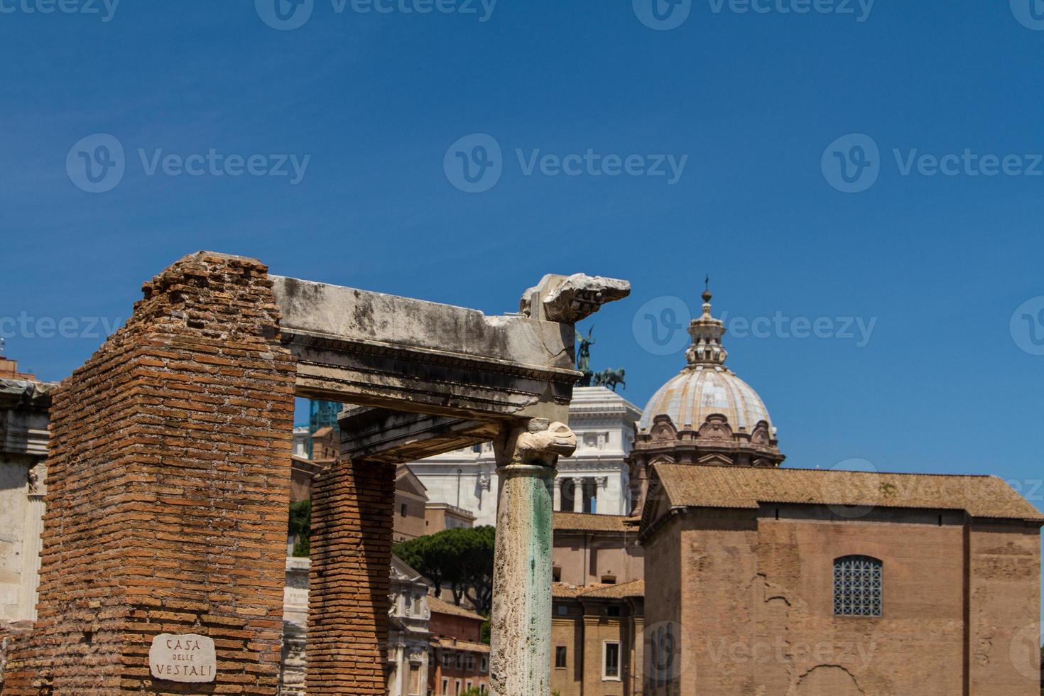 Roman ruins in Rome, Forum photo