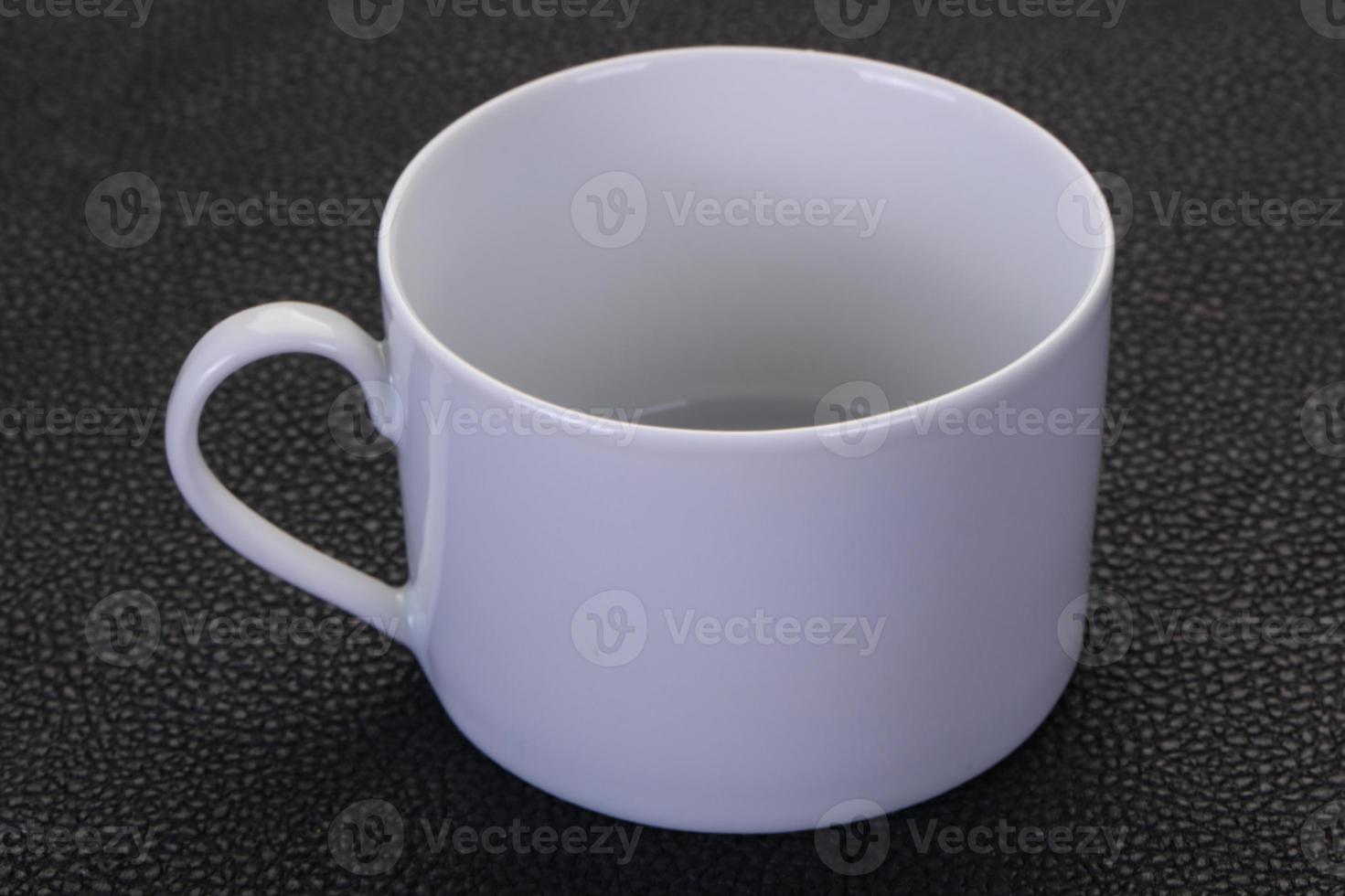 Empty ceramic cup photo