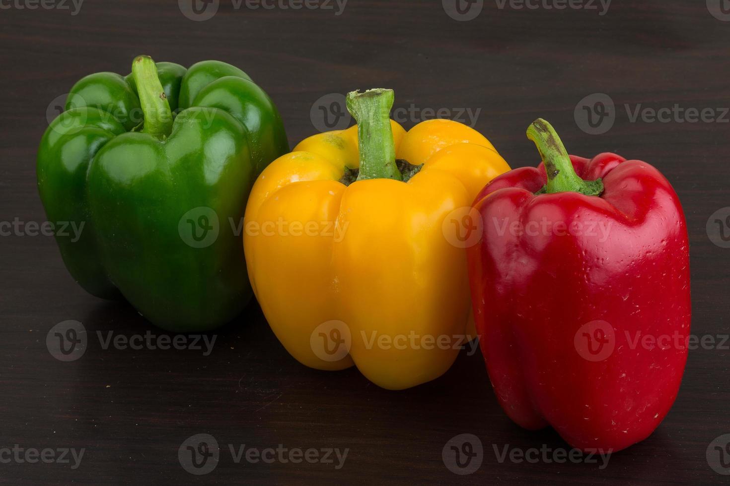 Fresh Bulgarian peppers photo