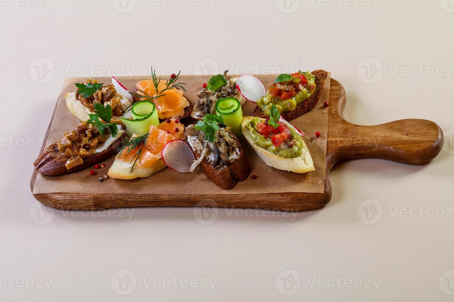 Spanish bruschetta mix photo