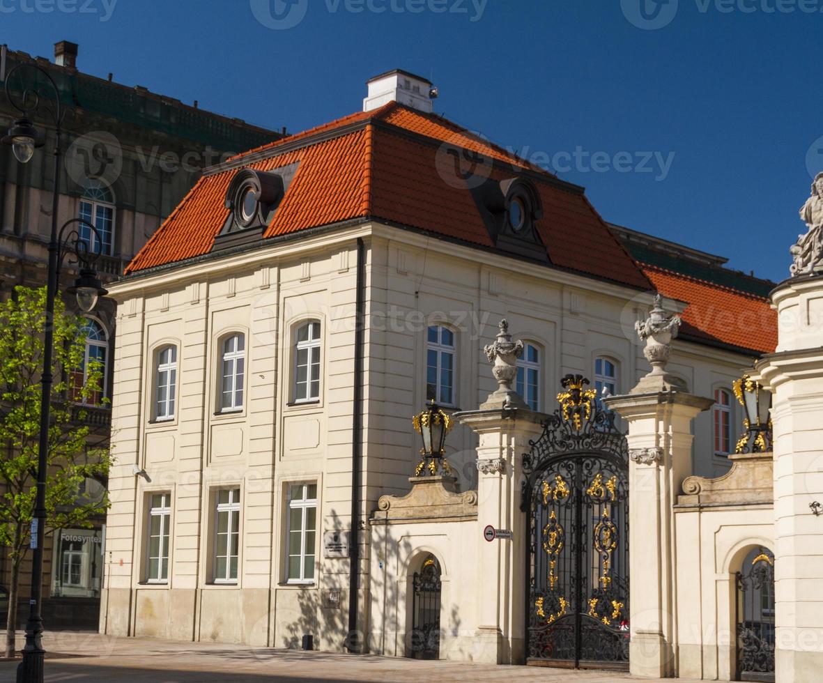 City center of Warsaw, Poland photo