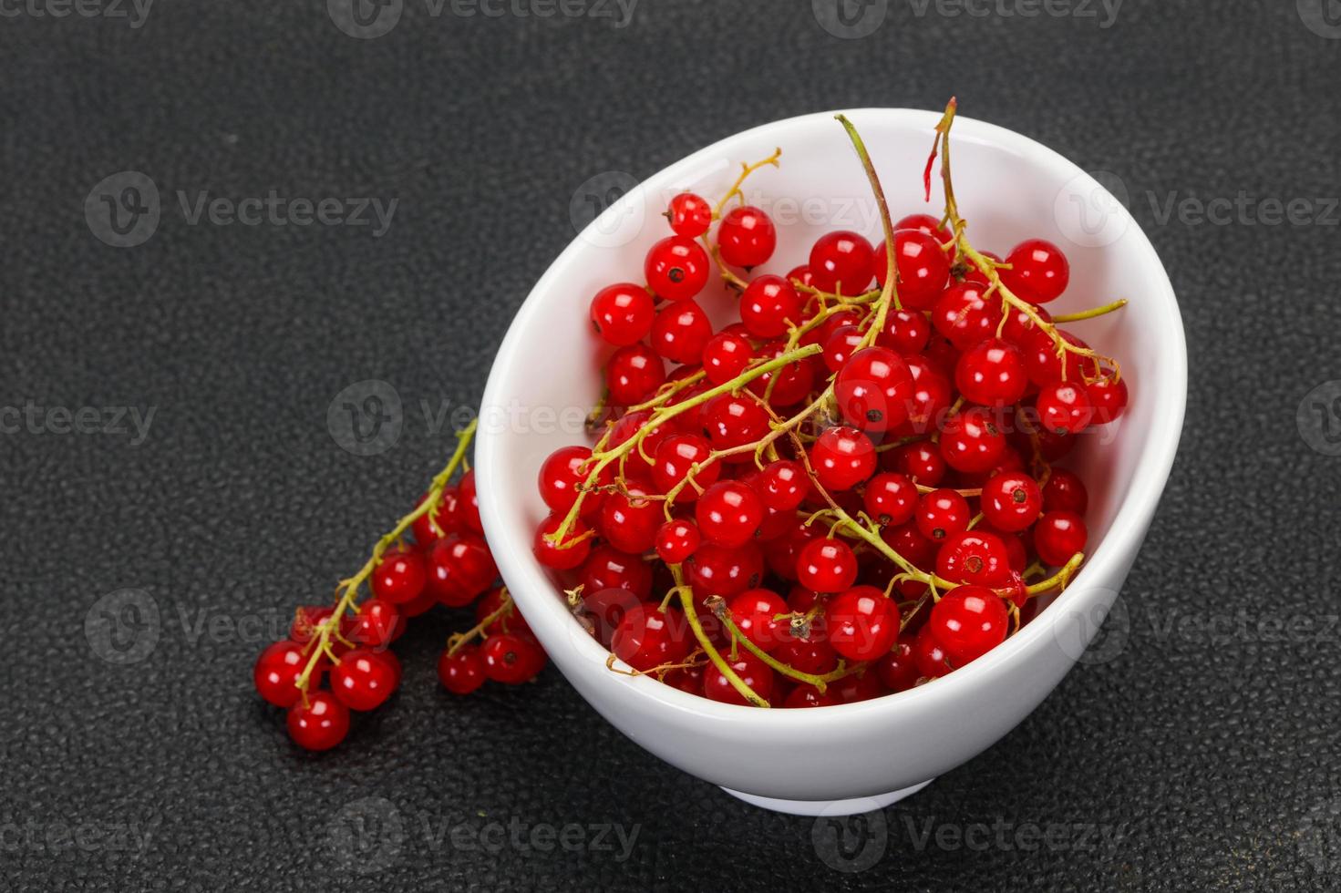Sweet tasty fresh Red currant photo