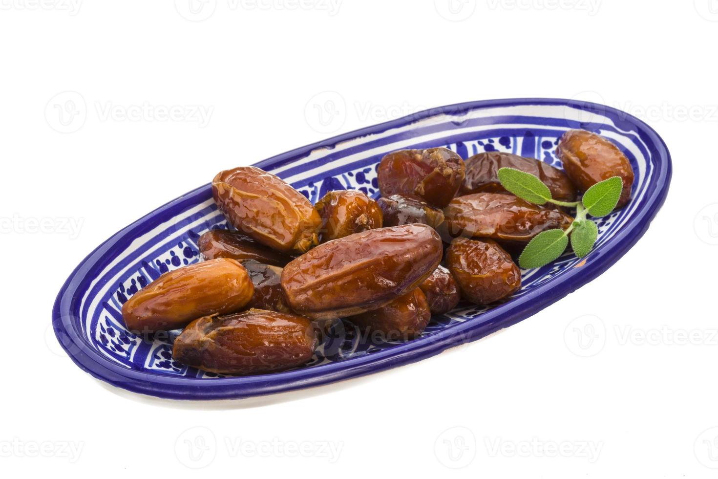 Dates on white photo