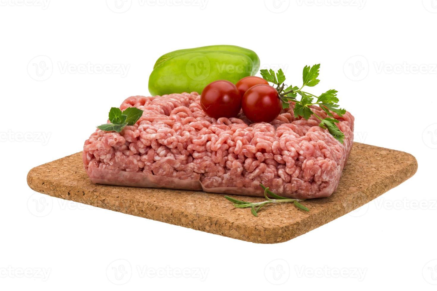 Stuffed raw meat photo