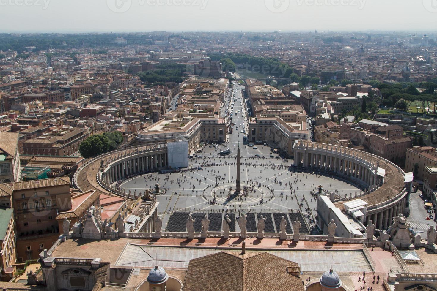 St. Peter's Square from Rome in Vatican State photo