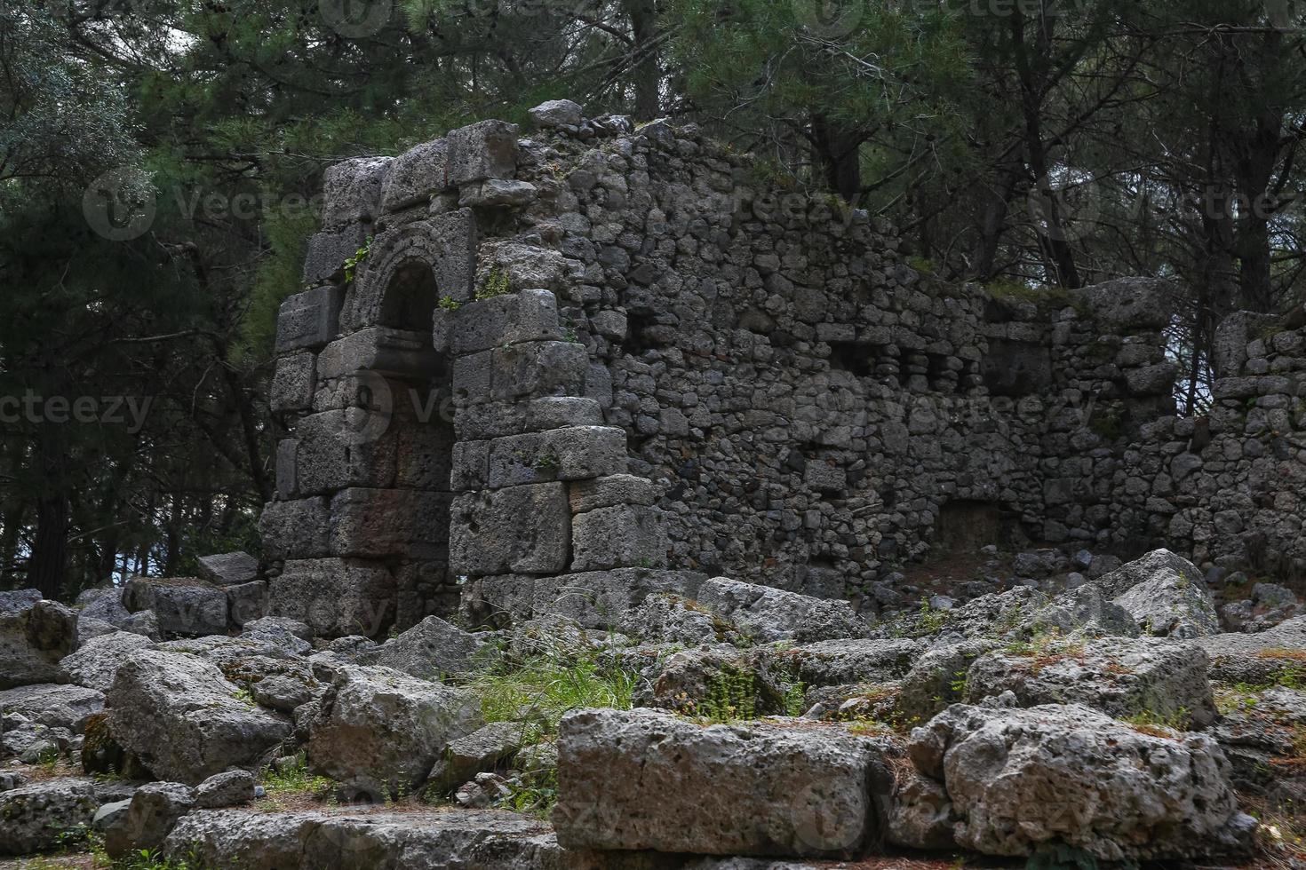 Phaselis ruins in Turkey photo