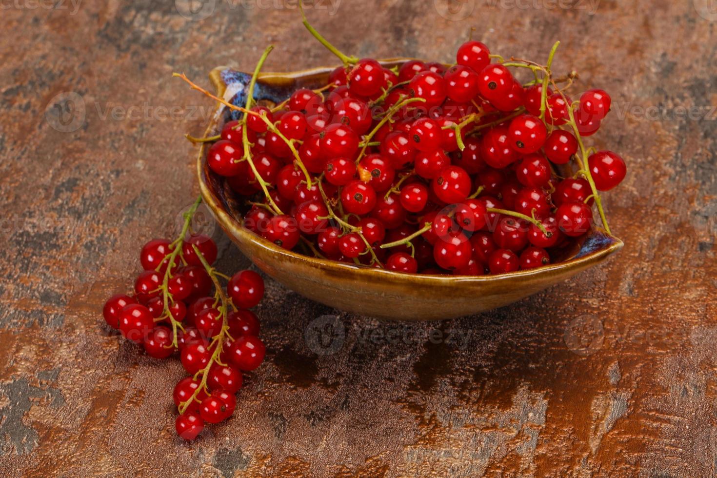 Sweet tasty fresh Red currant photo